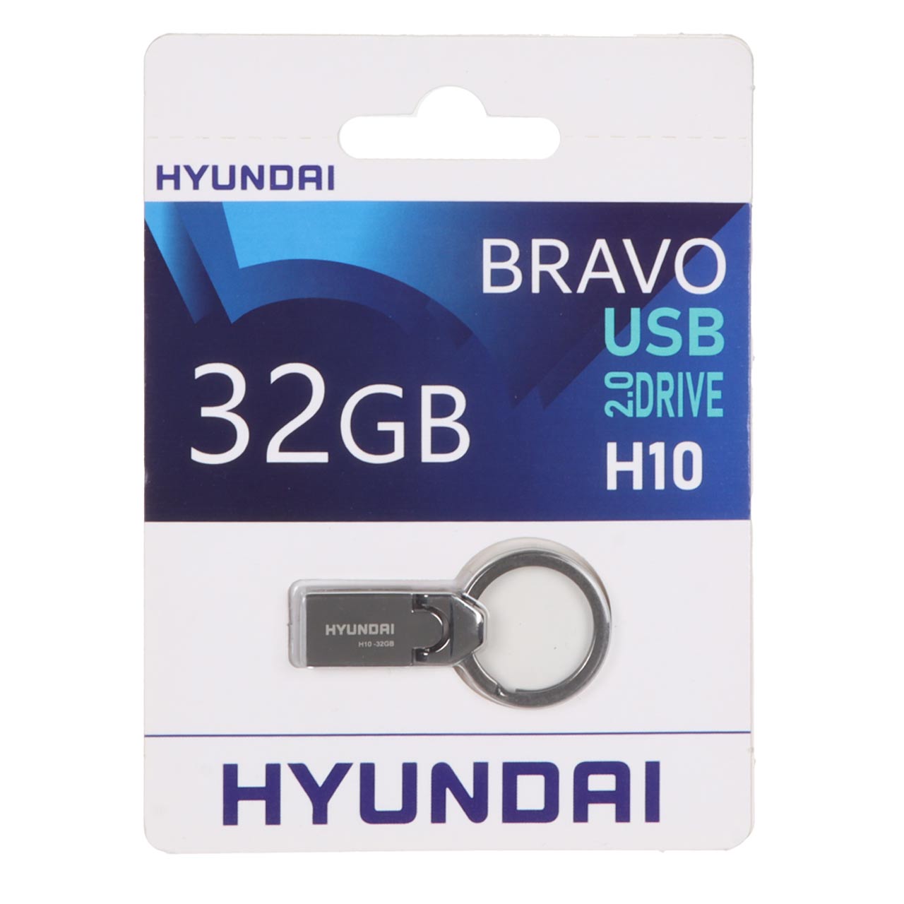 1295434 Hyundai Bravo H10 USB 2.0 Flash Memory - 32GB (گارانتی IPM) - تصویر 1
