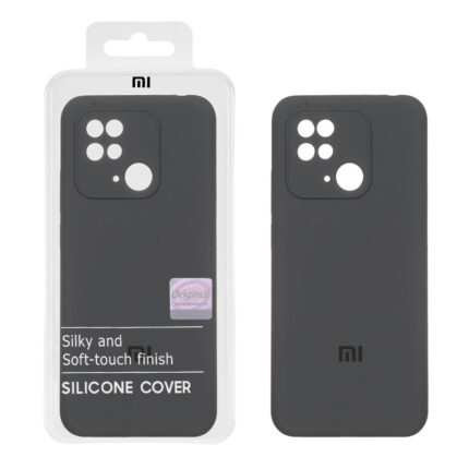 قاب سیلیکونی پاک کنی اورجینال Master Quality مدل Xiaomi Redmi 10C / Redmi 10 Power / Poco C40 - خاکستری (پک دار)