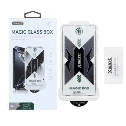 محافظ صفحه نمایش شیشه ای اورجینال XMART - Magic Glass Box مدل Samsung Galaxy S25 Ultra (پک دار)