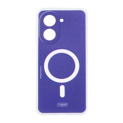 قاب Colorful Magic طرح مگ سیف محافظ لنزدار Xiaomi Redmi A5 / Poco C71 - آبی کاربنی