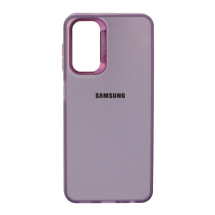 قاب SO COOL لنز متال لوگودار Samsung Galaxy A13 4G / A13 5G / A04s / M13 4G / M23 / F13 - بنفش