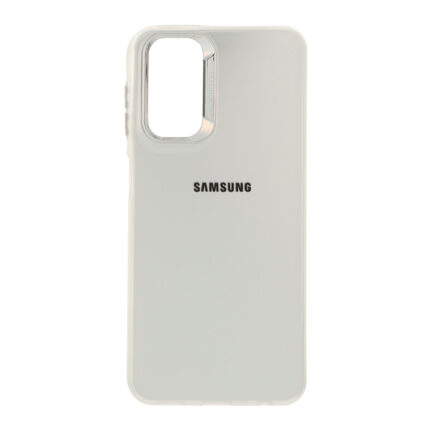قاب SO COOL لنز متال لوگودار Samsung Galaxy A13 4G / A13 5G / A04s / M13 4G / M23 / F13 - نقره ای