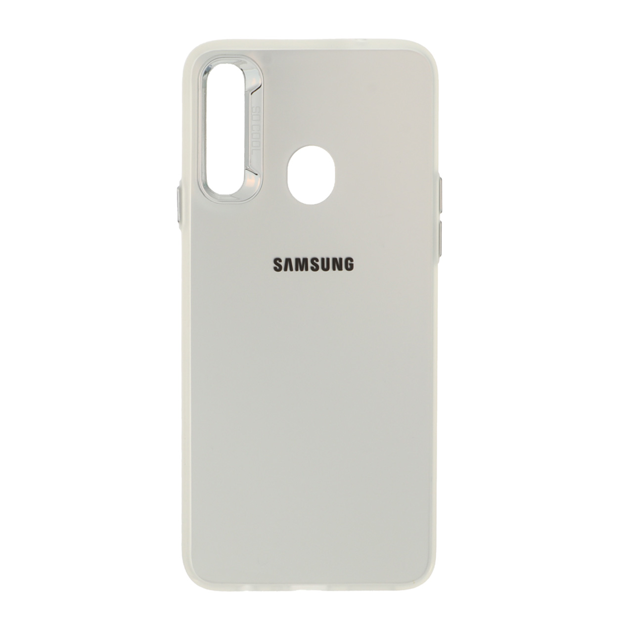 1514092 قاب SO COOL لنز متال لوگودار Samsung Galaxy A20s - نقره ای - تصویر 1
