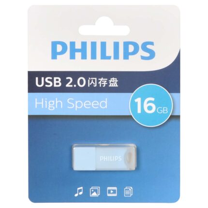 Philips FM10UA016A/93-B USB 2.0 Flash Memory - 16GB - آبی (گارانتی IPM)