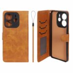 کیف موبایل مگنتی درجه یک داخل خز MNC Plus مدل Xiaomi Redmi Note 14 4G - عسلی