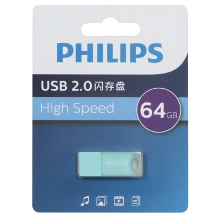 Philips FM10UA064A/93-B USB 2.0 Flash Memory - 64GB - سبز (گارانتی IPM)