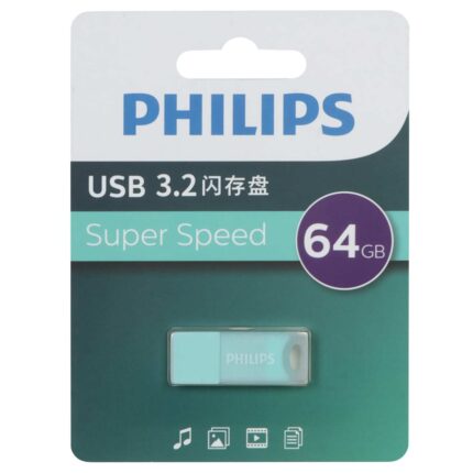 Philips FM10UA064A/93-B USB 3.2 Flash Memory - 64GB - سبز (گارانتی IPM)