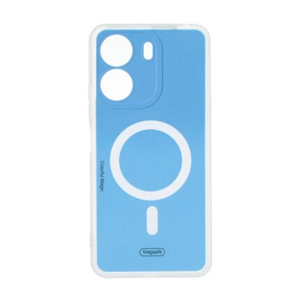 قاب Colorful Magic طرح مگ سیف محافظ لنزدار Xiaomi Redmi 13C / Poco C65 - آبی
