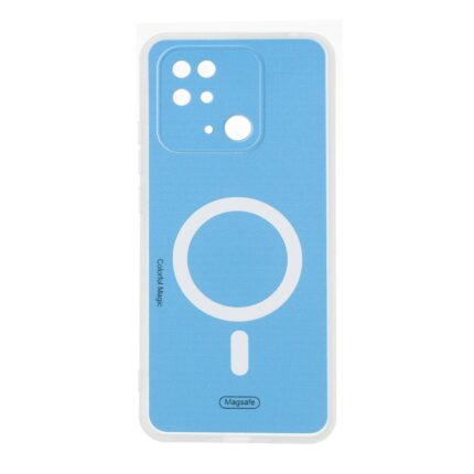 قاب Colorful Magic طرح مگ سیف محافظ لنزدار Xiaomi Redmi 10C / Redmi 10 Power / Poco C40 - آبی