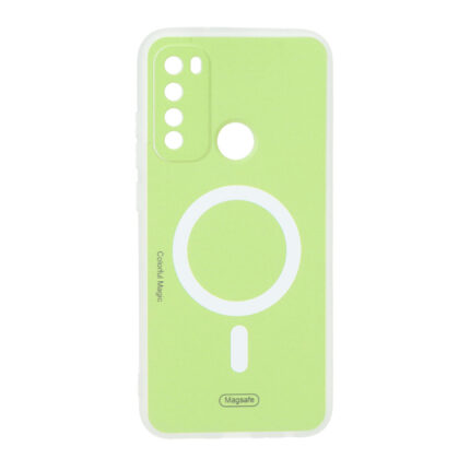 قاب Colorful Magic طرح مگ سیف محافظ لنزدار Xiaomi Redmi Note 8 - سبز