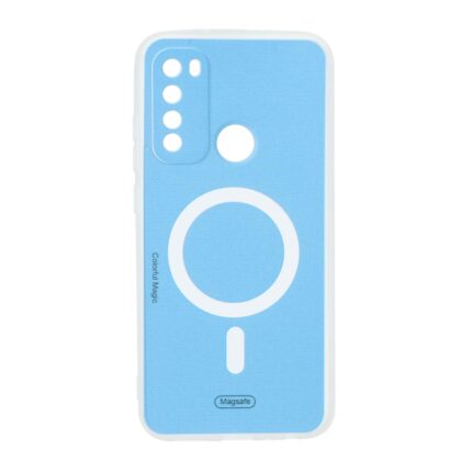 قاب Colorful Magic طرح مگ سیف محافظ لنزدار Xiaomi Redmi Note 8 - آبی