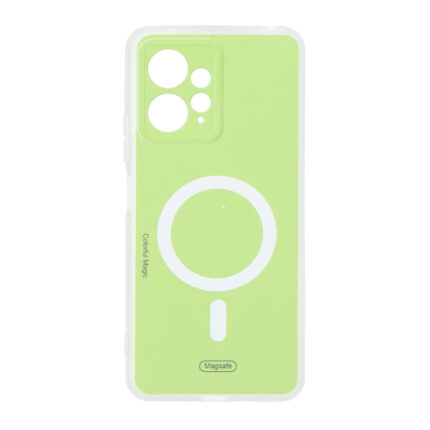 قاب Colorful Magic طرح مگ سیف محافظ لنزدار Xiaomi Redmi Note 12 4G - سبز