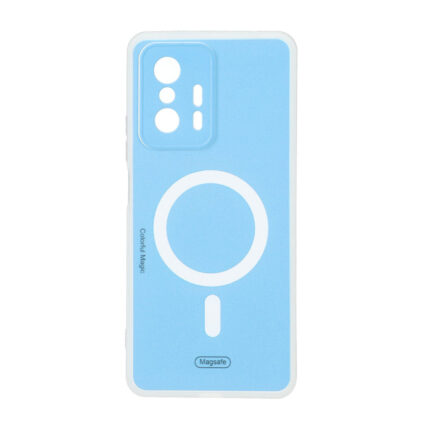 قاب Colorful Magic طرح مگ سیف محافظ لنزدار Xiaomi Mi 11T / Mi 11T Pro - آبی