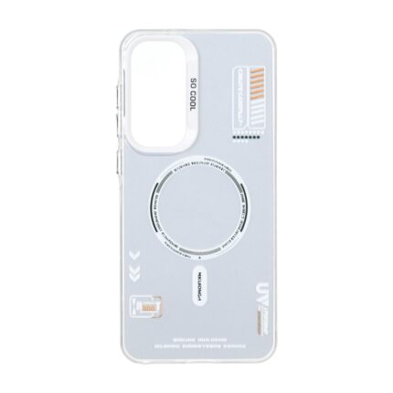 قاب SO COOL طرح مگ سیف RT مدل Samsung Galaxy S25 FE - سفید