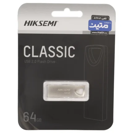 فلش مموری Hiksemi USB2.0 مدل Classic ظرفیت 64GB - نقره ای (گارانتی متین)