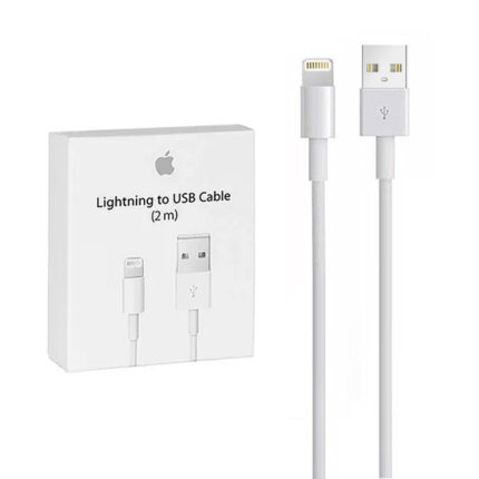 کابل شارژ 2 متری آیفون مدل MD819ZM/A پک دار - سفید (گارانتی شش ماهه نیکان همراه)