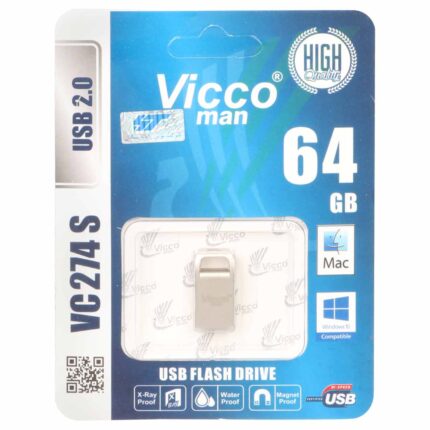 نقره ای Vicco man VC274 S USB2.0 Flash Memory-64GB