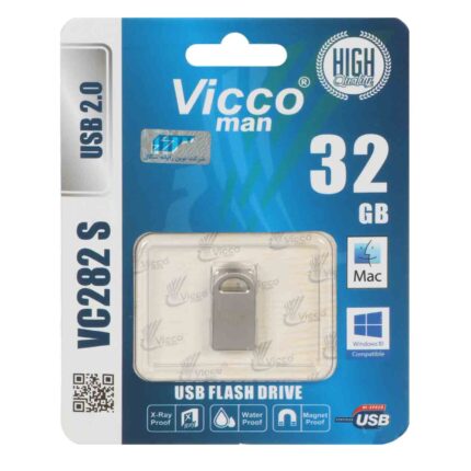 نقره ای Vicco man VC282 S USB2.0 Flash Memory-32GB