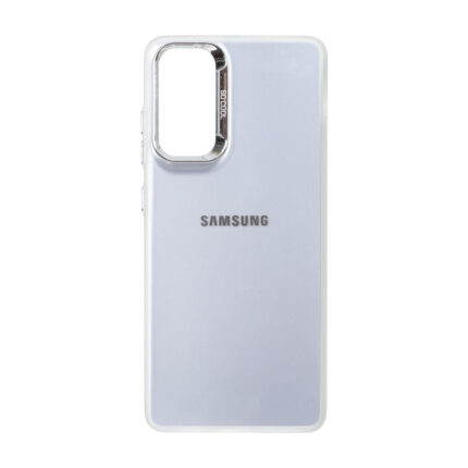قاب SO COOL لنز متال لوگودار Samsung Galaxy S20 FE - نقره ای