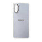 قاب SO COOL لنز متال لوگودار Samsung Galaxy A02 / M02 - نقره ای