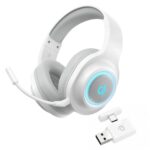 هدفون بی سیم گیمینگ مدل QCY V200 - سفید (گارانتی یکساله تعویض شرکتی) - تصویر 3
