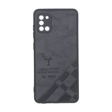 قاب طرح چرم گوزنی Pal Prime مدل Samsung Galaxy A31 - مشکی