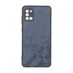 قاب طرح چرم گوزنی Pal Prime مدل Samsung Galaxy A31 - سرمه ای