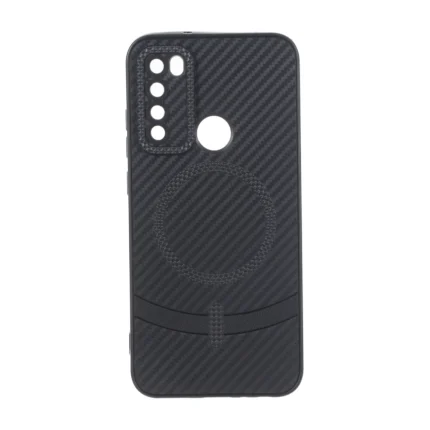 قاب هاشور لنز برجسته طرح مگ سیف سوزنی Xiaomi Redmi Note 8 - مشکی