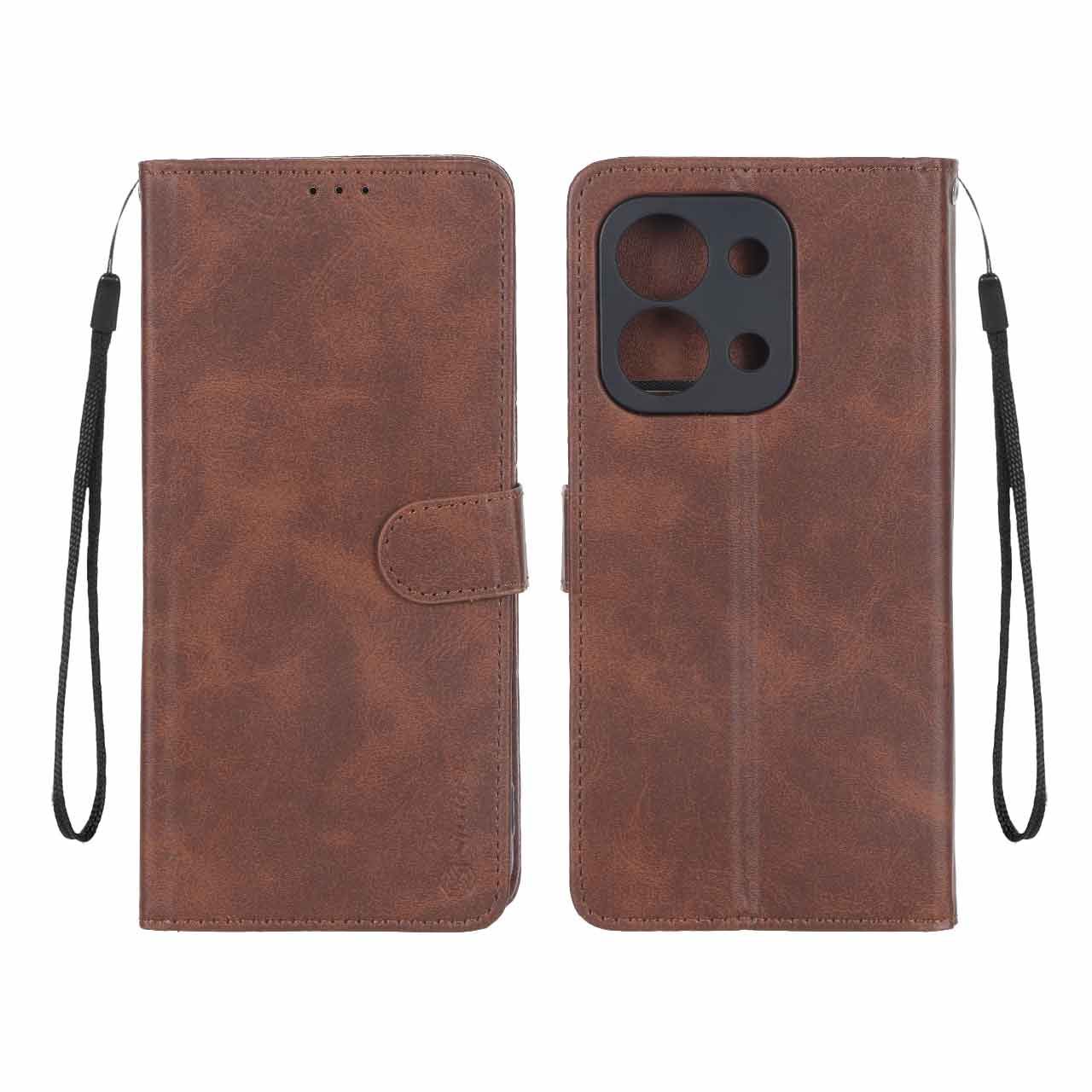 4640928 کیف موبایل مگنتی Nillkin مدل نسخه گلوبال Xiaomi Redmi 15C / Poco C85 - قهوه ای - تصویر 1