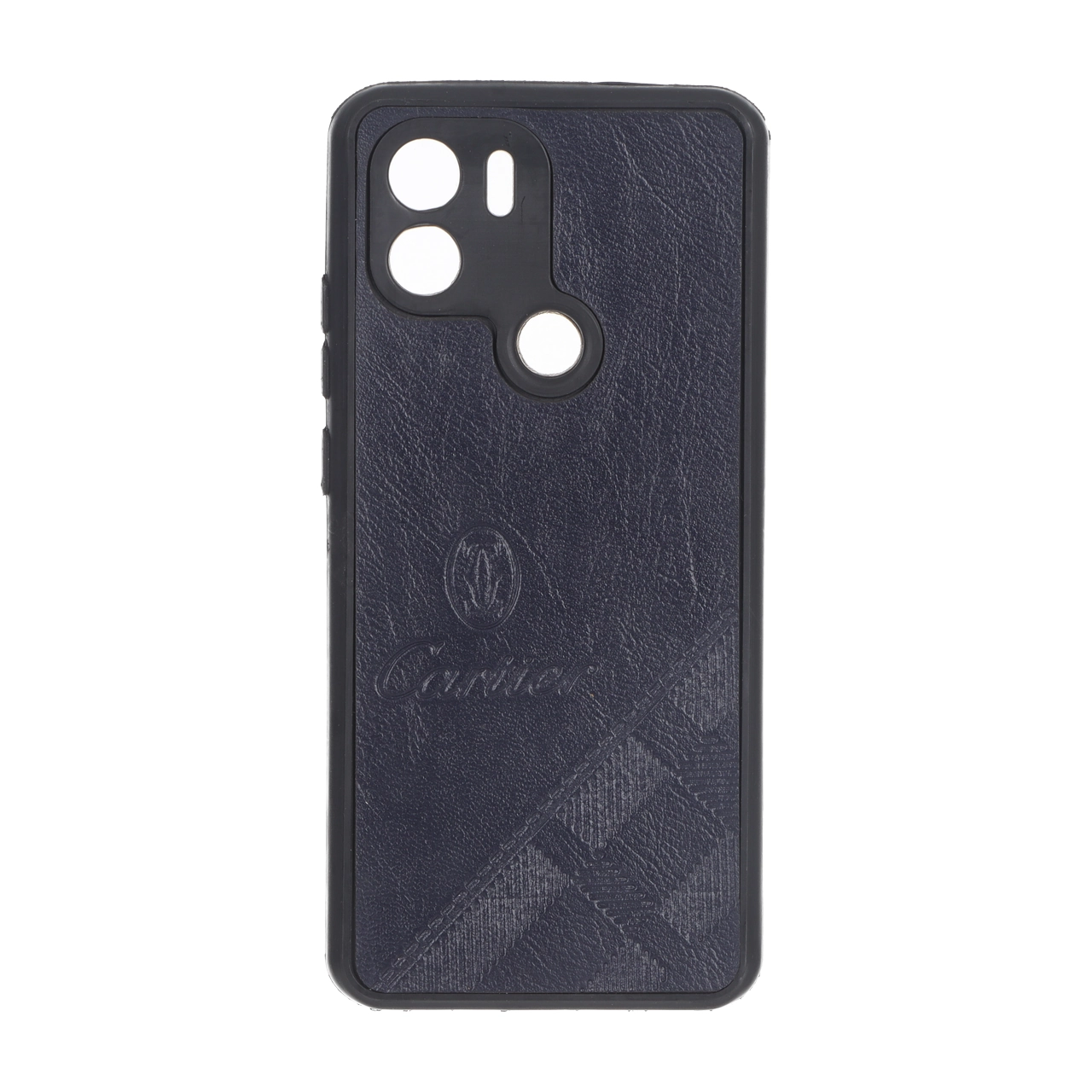 4645026 قاب طرح چرم Cartier محافظ لنزدار Xiaomi Redmi A1 Plus / Redmi A2 Plus - سرمه ای - تصویر 1