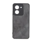 قاب طرح چرم Cartier محافظ لنزدار Xiaomi Redmi A5 / Poco C71 - خاکستری