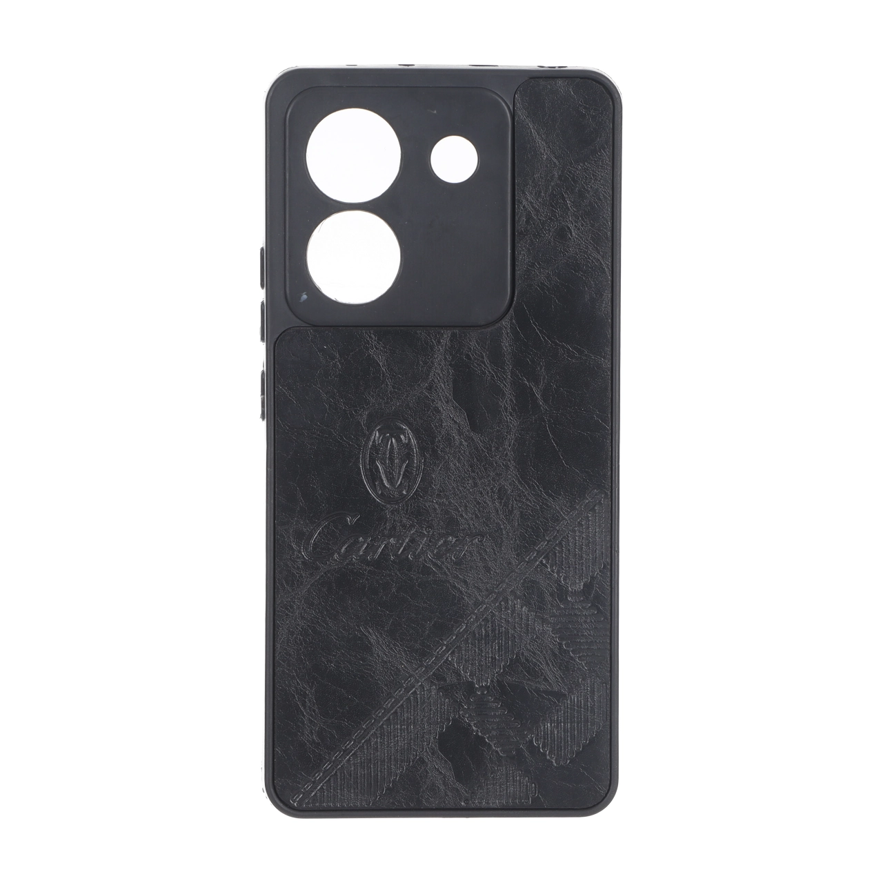 4645112 قاب طرح چرم Cartier محافظ لنزدار Xiaomi Poco M7 Pro 5G - مشکی - تصویر 1