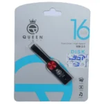 فلش مموری Queen tech USB2.0 مدل DISK ظرفیت 16GB - قرمز (گارانتی مادام العمر شرکت آی تین)