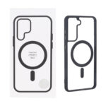 قاب شفاف Samsung Galaxy S21 FE با قابلیت شارژ MagSafe - مشکی (پک دار)