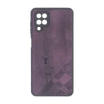 قاب طرح چرم گوزنی Pal Prime مدل Samsung Galaxy A12 / M12 / F12 - بنفش