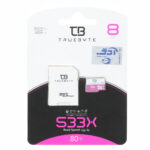 TRUEBYTE microSDHC & adapter UHS-I U1-(80MB/S-533X)-8GB (گارانتی مادام العمر شرکت آی تین)