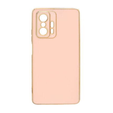 قاب محافظ لنزدار My Case مدل Xiaomi Mi 11T / Mi 11T Pro - گلبهی روشن