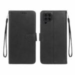 کیف چرمی موبایل مگنتی محافظ لنزدار Samsung Galaxy A12 / M12 / F12 - مشکی