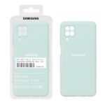 قاب سیلیکونی پاک کنی اورجینال درجه یک Samsung Galaxy A12 / M12 / F12 - سبز روشن (پک دار)