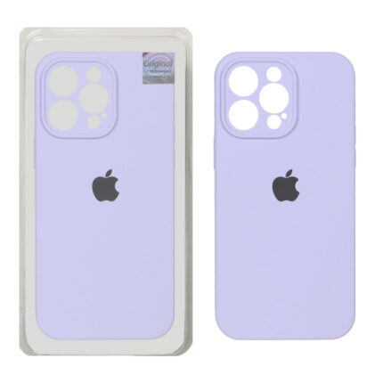قاب سیلیکونی پاک کنی اورجینال Master Quality مدل Apple iPhone 14 Pro Max - یاسی (پک دار)