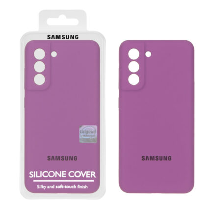 قاب سیلیکونی پاک کنی اورجینال Master Quality مدل Samsung Galaxy S21 FE - ارغوانی (پک دار)