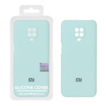 قاب سیلیکونی پاک کنی اورجینال Master Quality مدل Xiaomi Redmi Note 9S / Redmi Note 9 Pro / Redmi Note 9 Pro Max - آبی کبریتی (پک دار)