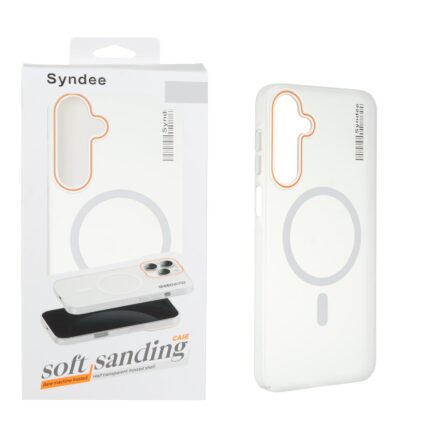 قاب اورجینال Syndee پشت مات MagSafe مدل Samsung Galaxy A16 - سفید (پک دار)