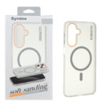 قاب اورجینال Syndee پشت مات MagSafe مدل Samsung Galaxy A17 / A26 - خاکستری (پک دار)