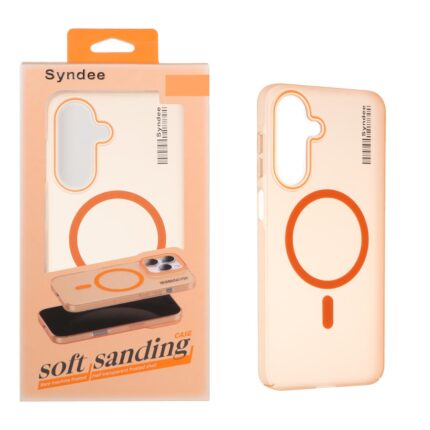 قاب اورجینال Syndee پشت مات MagSafe مدل Samsung Galaxy A17 / A26 - نارنجی (پک دار)