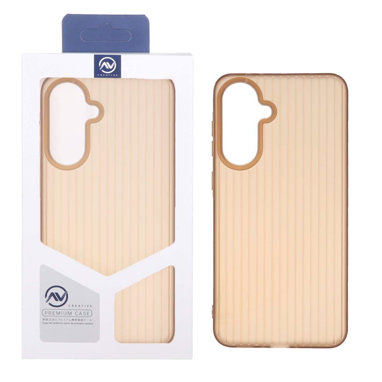 1403498 قاب Line Case ژله ای Samsung Galaxy A37 / A56 / A36 - قهوه ای (پک دار) - تصویر 1