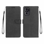 کیف چرمی موبایل مگنتی محافظ لنزدار Xiaomi Redmi Note 10 4G / Redmi Note 10S / Poco M5S - مشکی