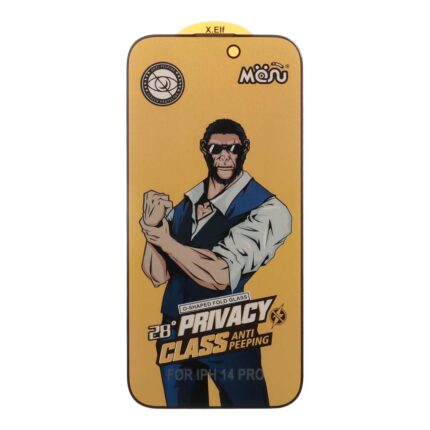 محافظ صفحه نمایش شیشه ای Full Cover Privacy Anti Peeping مدل Apple iPhone 16 / iPhone 15 / iPhone 14 Pro
