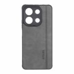 قاب طرح چرم RYOURK مدل Xiaomi Redmi Note 13 4G - خاکستری