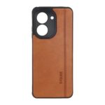 قاب طرح چرم RYOURK مدل Xiaomi Redmi A5 / Poco C71 - عسلی